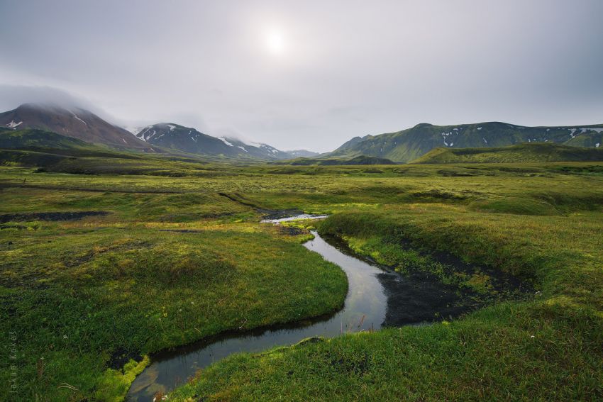 Laugavegur trek, Island