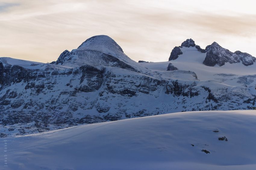 Dachstein z Krippensteinu, Rakousko