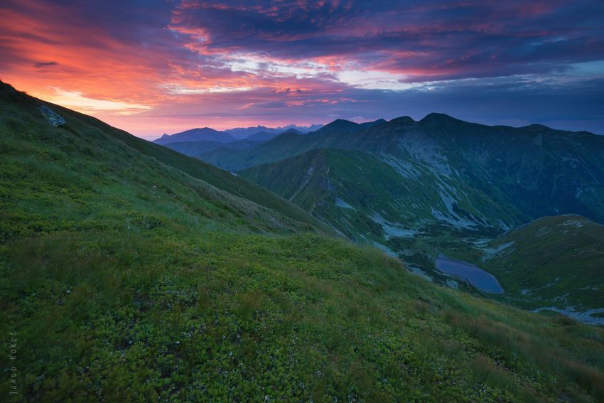 Svítání pod Volovcem, Západní Tatry