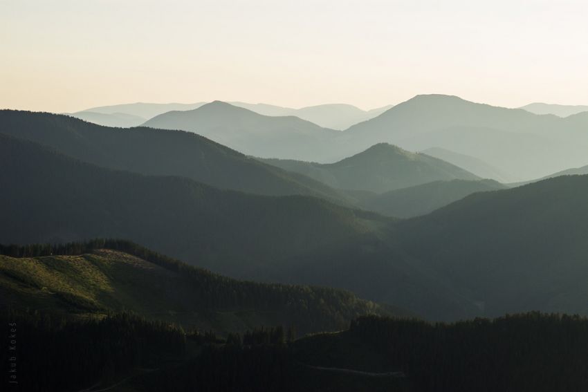 Pohled ze Siné, Nízké Tatry