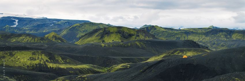 Laugavegur trek, Island