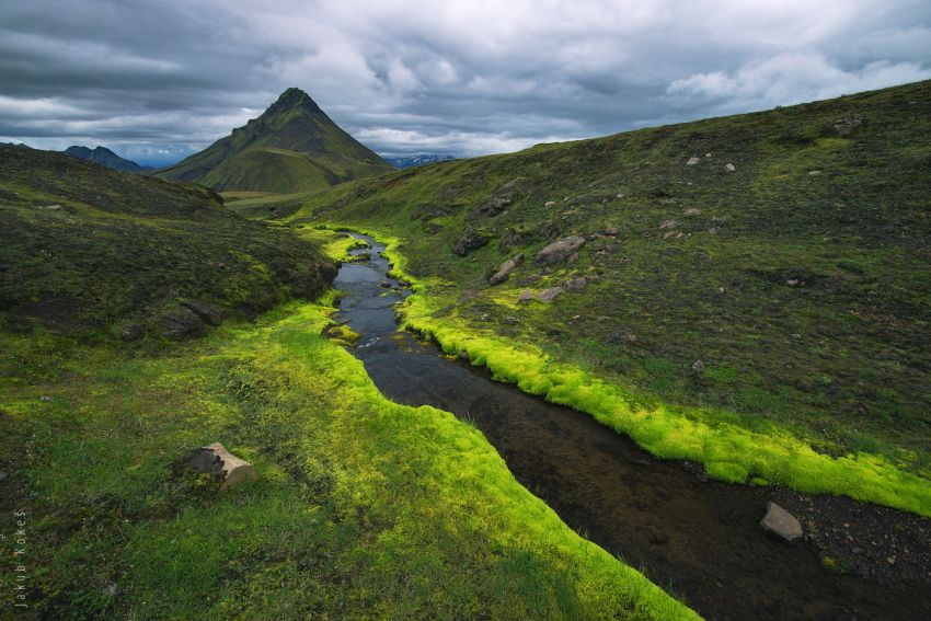 Laugavegur trek, Island