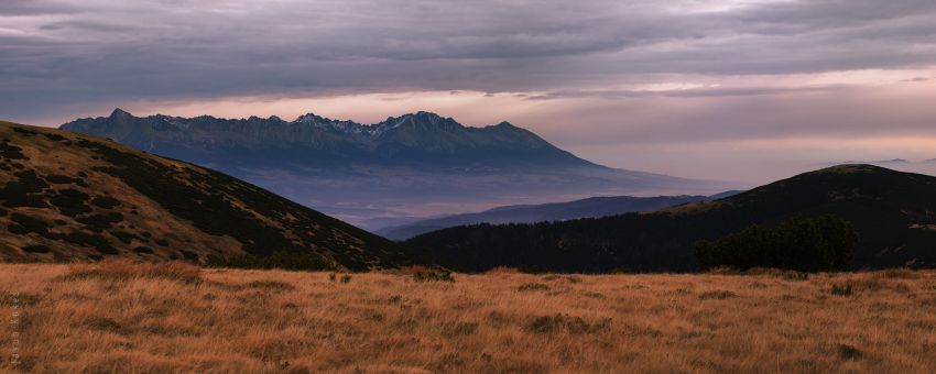 Vysoké Tatry z Nízkých Tater