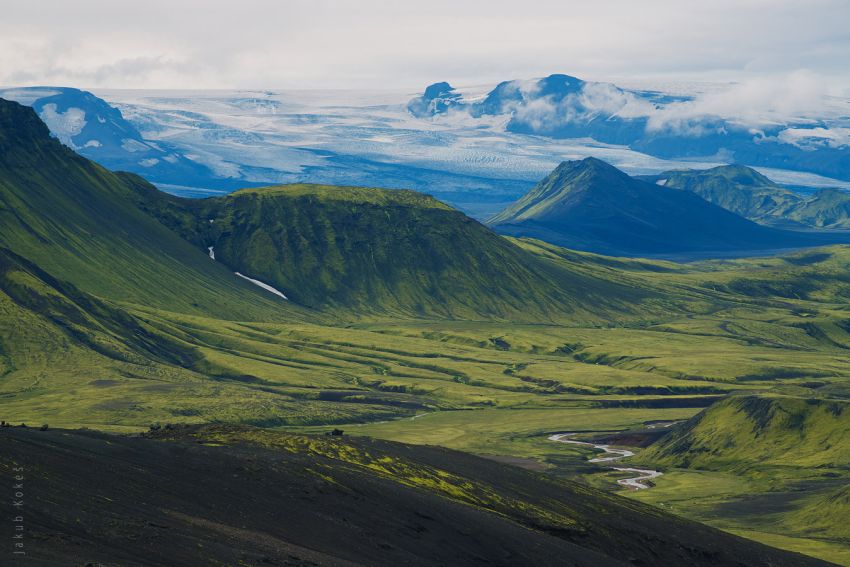 Laugavegur trek, Island