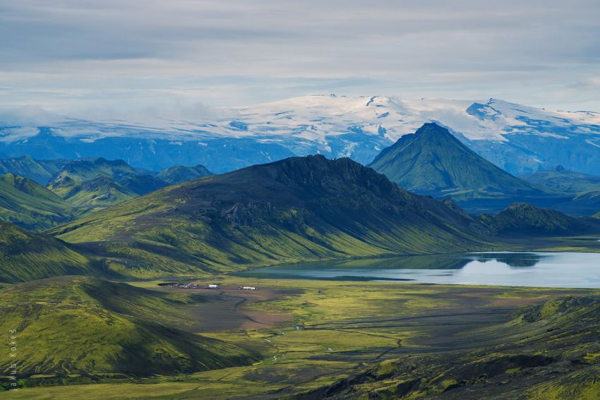 Laugavegur trek, Island