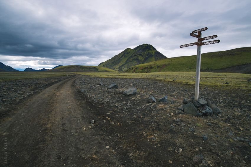 Laugavegur trek, Island